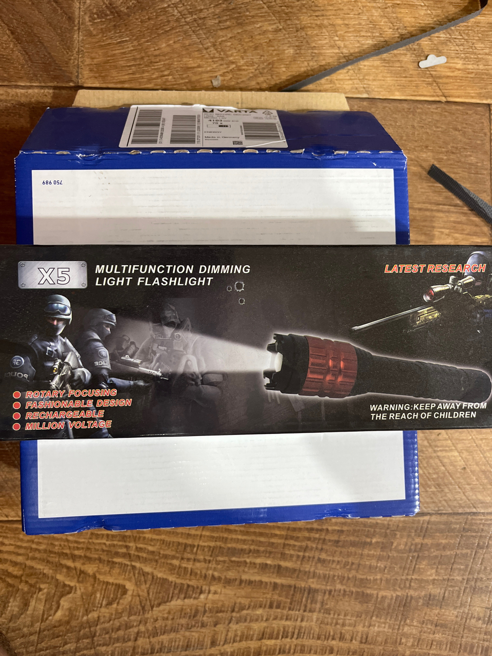 Фонарик Х5 шок