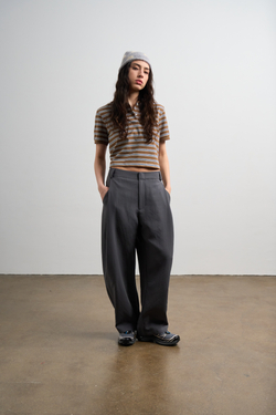 Брюки Nothomme Blue Monte Casual Lightweight Curved-Leg Trousers "Rock Cliff Gray"