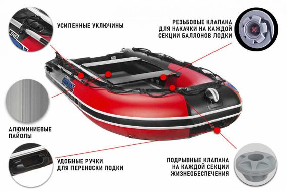 Лодка ПВХ STORMLINE Adventure Standard Aluminium 430 (2024)