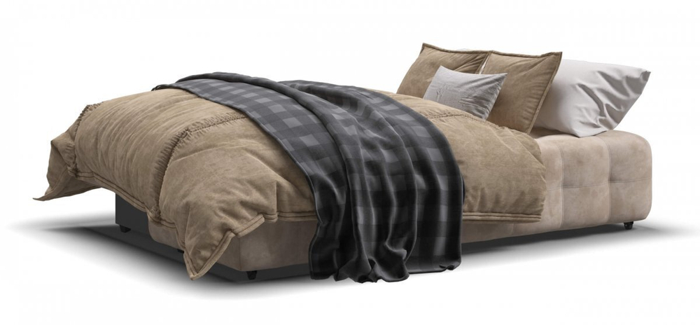 Диван Босс Мини Велюр АЛЬКАНТАРА пепел