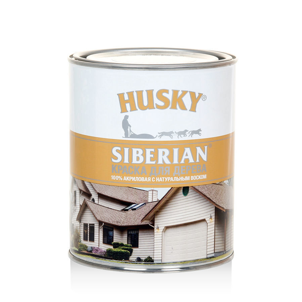 HUSKY Siberian Акриловая краска с воском для дерева для наружных и внутренних работ