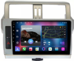Магнитола для Toyota Land Cruiser Prado 150 2014-2017 - FarCar 347/531M монитор 10" QLED на Android 13, 8 ядер (TS18), CarPlay, 4G SIM-слот