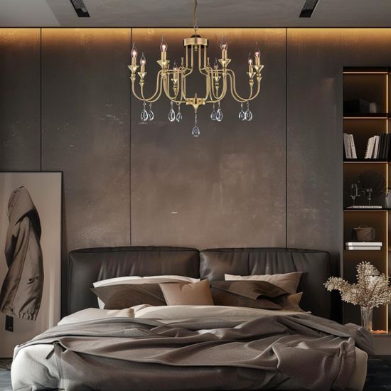 CL437183 Рига Бронза Св-к Люстра