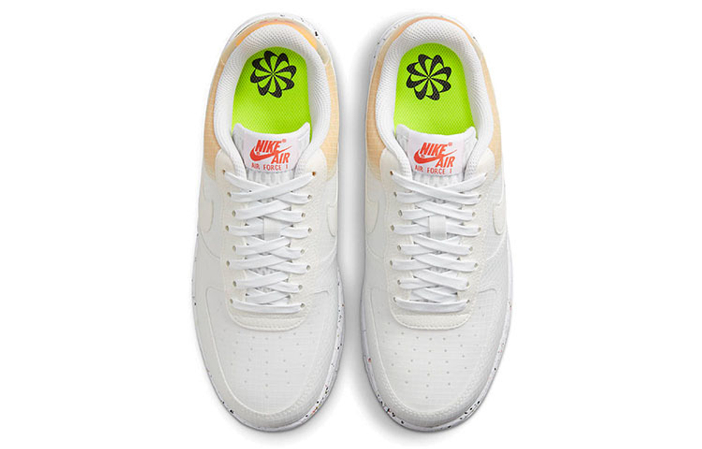 Кроссовки Nike Air Force 1 Crater "White Orange"