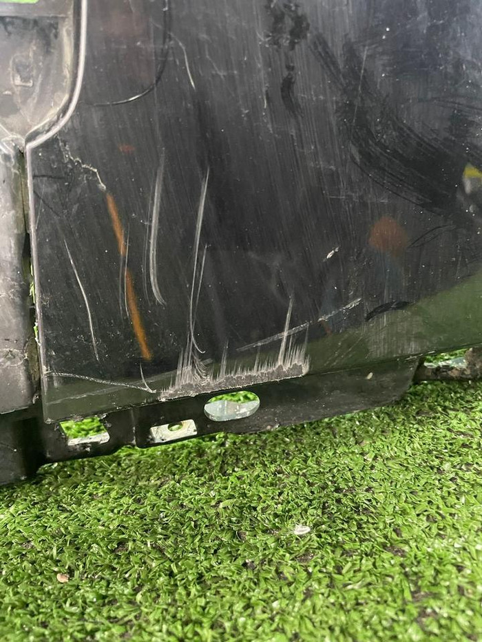 Юбка заднего бампера VW Touareg 2 NF (2014-2018) R-line