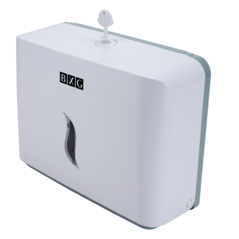 Диспенсер для листовых полотенец Z-сложение белый BXG-PD-8025