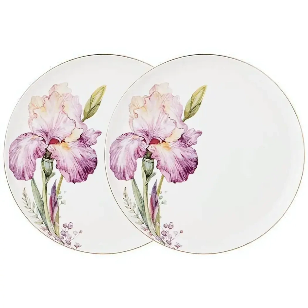 Набор тарелок закусочных 2шт, 20,5см «IRISES»