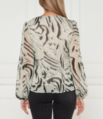 Блузка YVETTE GUESS - бежевый(W4BH57 WDW82)