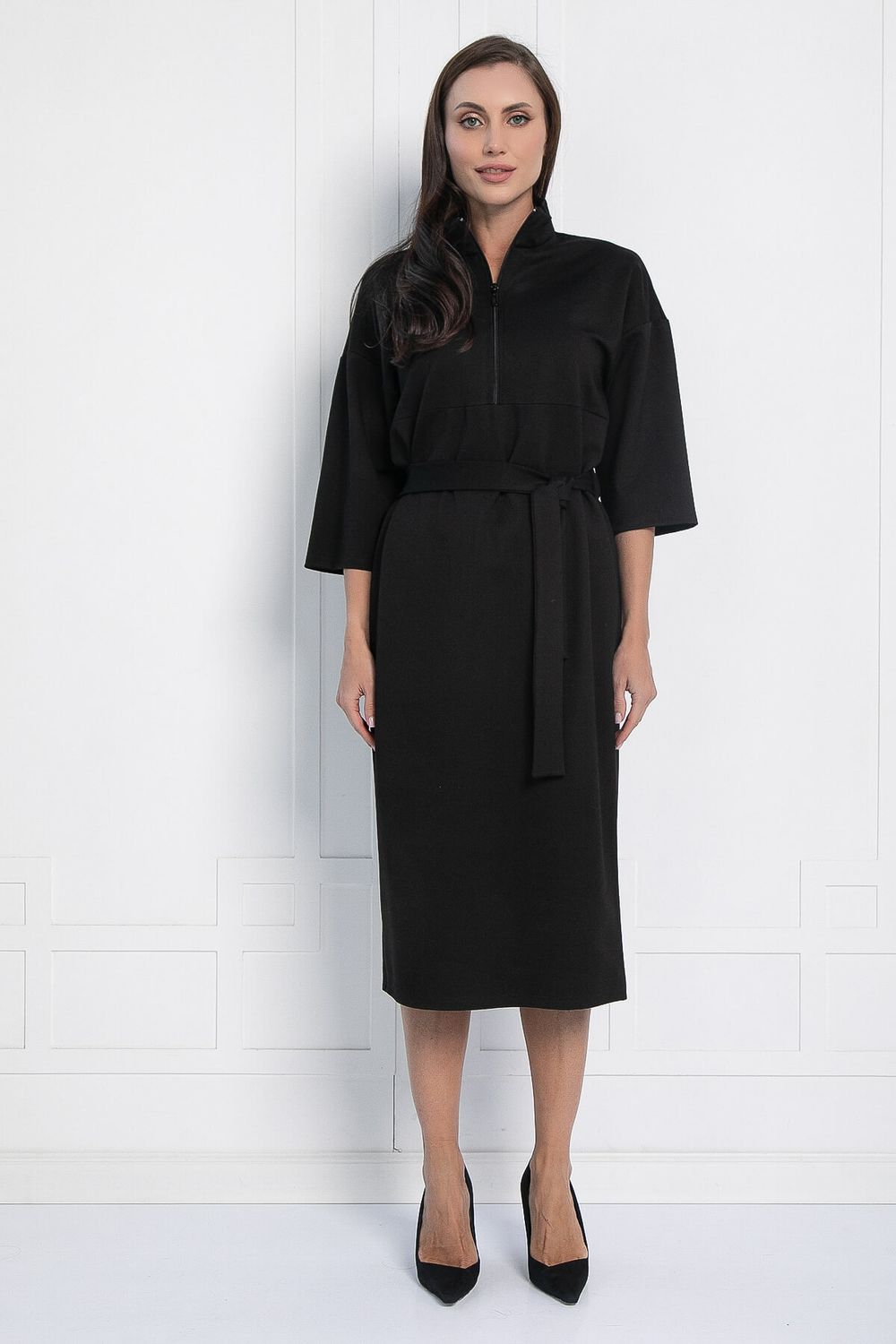 Платье Виана НЬЮ (черное) П12699-2 LT Collection