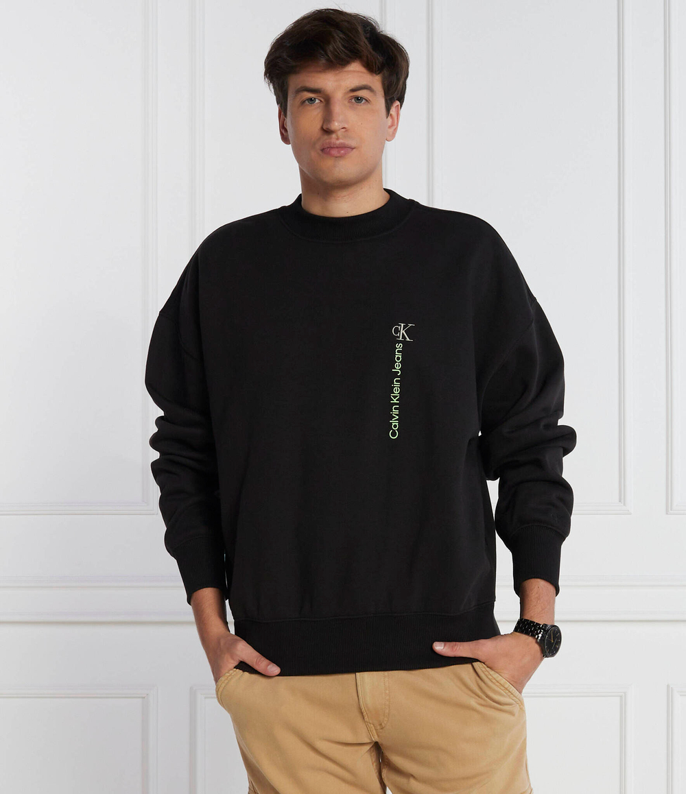 Худи VERTICAL INSTITUTIONAL CALVIN KLEIN JEANS - черный(J30J324119)