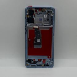 Дисплей Huawei P30 (ELE-L29) Оригинал в рамке синий