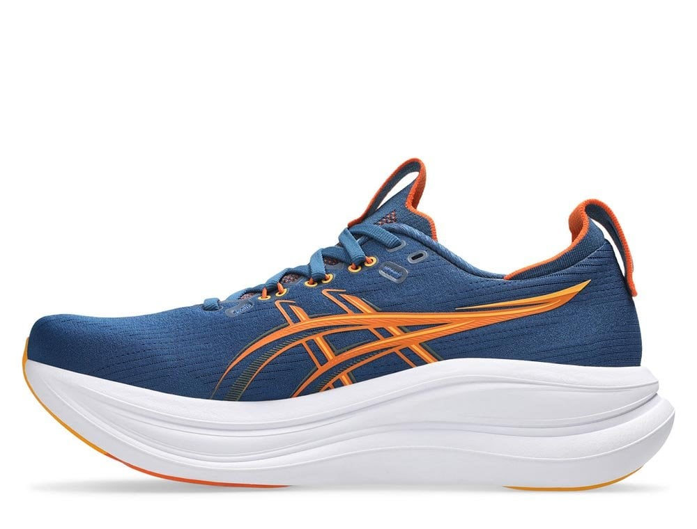 Кроссовки для бега мужские Asics Gel-Nimbus 28 M тёмно-синие/оранжевые