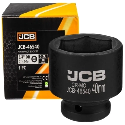 Головка ударная 40мм (6гр.), 3/4'' JCB JCB-46540