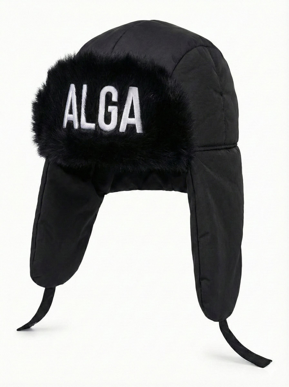 ALGA x Rubin Шапка-ушанка с отделкой из эко-меха