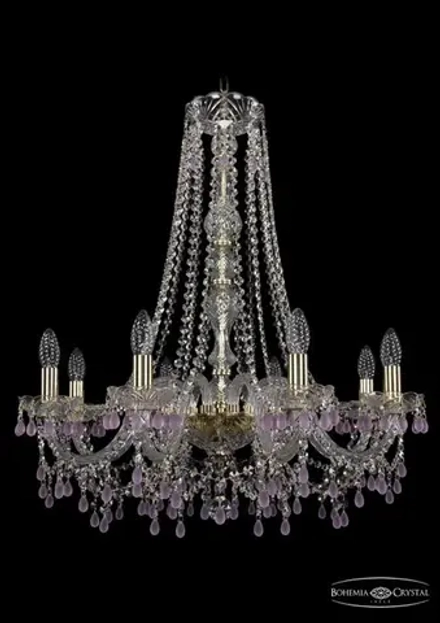 Подвесная люстра Bohemia Ivele 1410/8/240/h-74/G/V7010