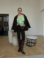 Блуза с рюшами в стиле бохо