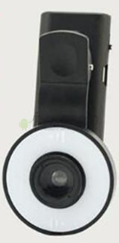 Насадка на объектив камеры с эффектом Fisheye (рыбий глаз) Beauty c LED подсветкой