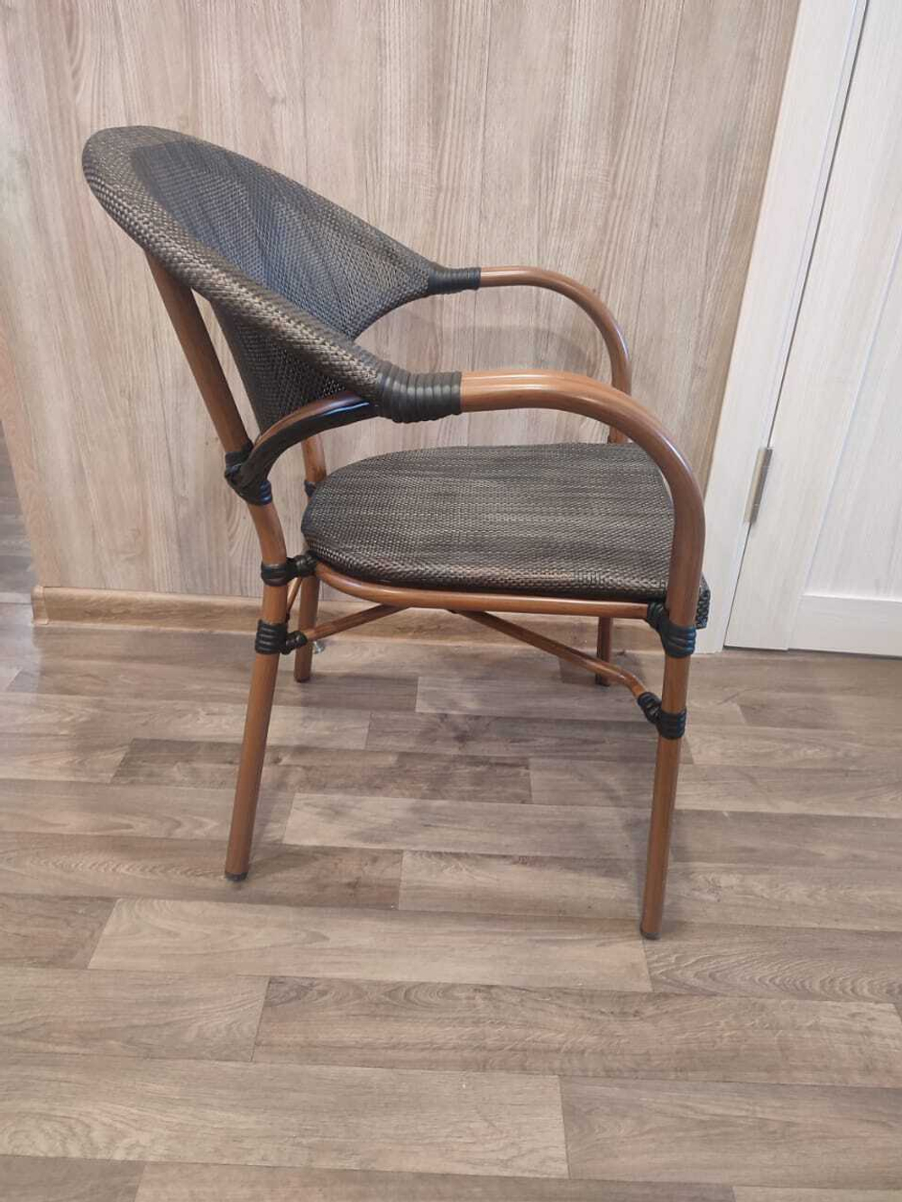 Кресло из искусственного ротанга БАМБУК/ТЕСЛИН-2 «BAMBOO/TESLIN-2» арт.3022