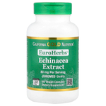 California Gold Nutrition, EuroHerbs™, экстракт эхинацеи, качество Euromed, 80 мг, 180 растительных капсул