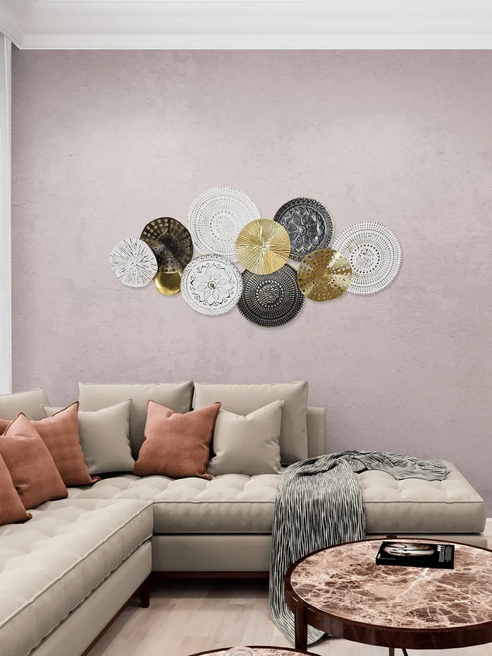 Панно на стену для интерьера 130*64 см