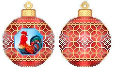 Г-433 Новогодняя игрушка. Петушок