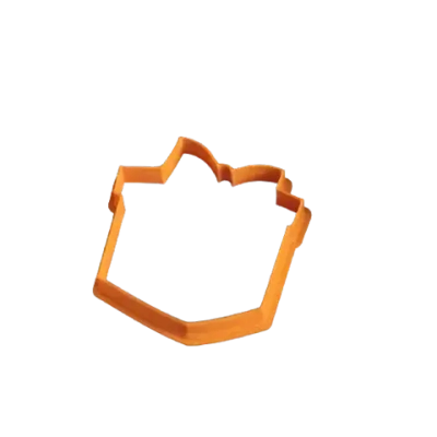 Форма для вырезания печенья 9 см "Подарок", цвет МИКС