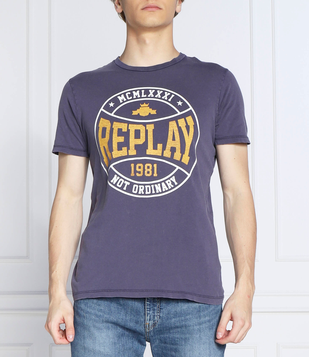 футболка Replay - фиолетовый(M6292 .000.22658LM)