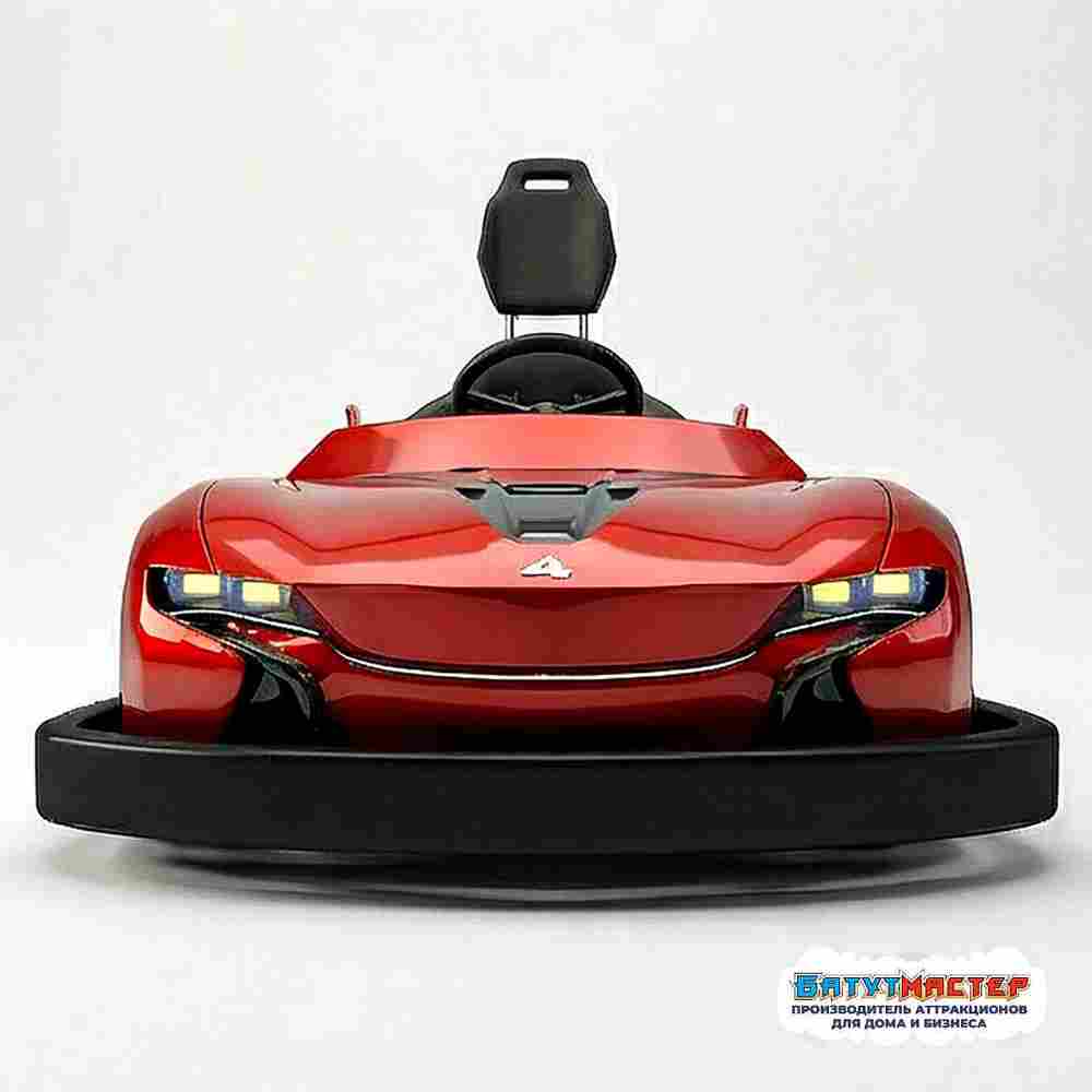 Бамперная электромашинка «Красный Ураган» для автодрома, семейная