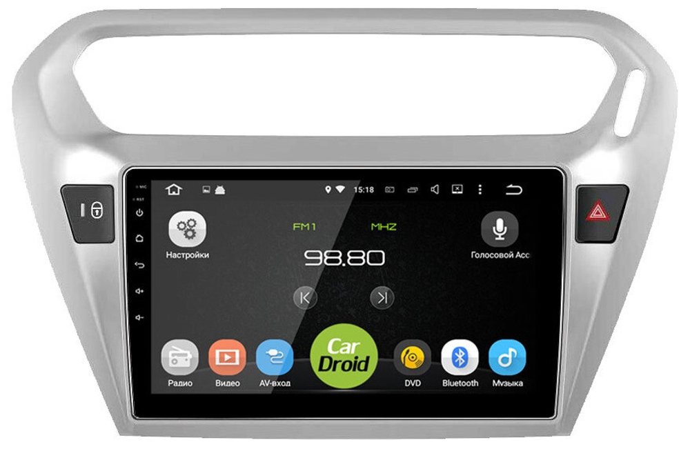 Магнитола для Peugeot 301 / Citroen C-Elysee - Roximo RM-2904 Android 12, 8-ядер, 4/64Гб, SIM-слот