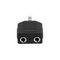 Adam Hall K4AYMF3MM3 - y-образный адаптер 2 x TRS (jack) stereo 3.5 mm (F) - TRS (jack) stereo 3.5 m