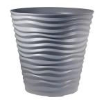 Кашпо ДЮНА D255мм H 240мм 8,5л Серый (комплект 5 шт)