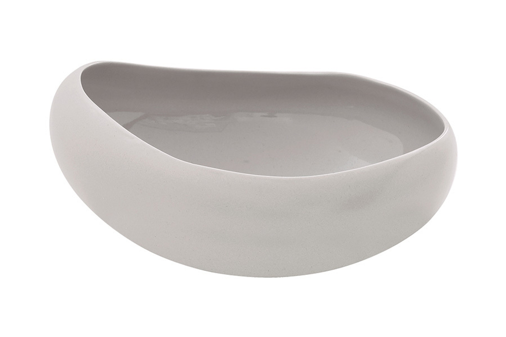 Тарелка суповая 19см Easy Life Organica серая