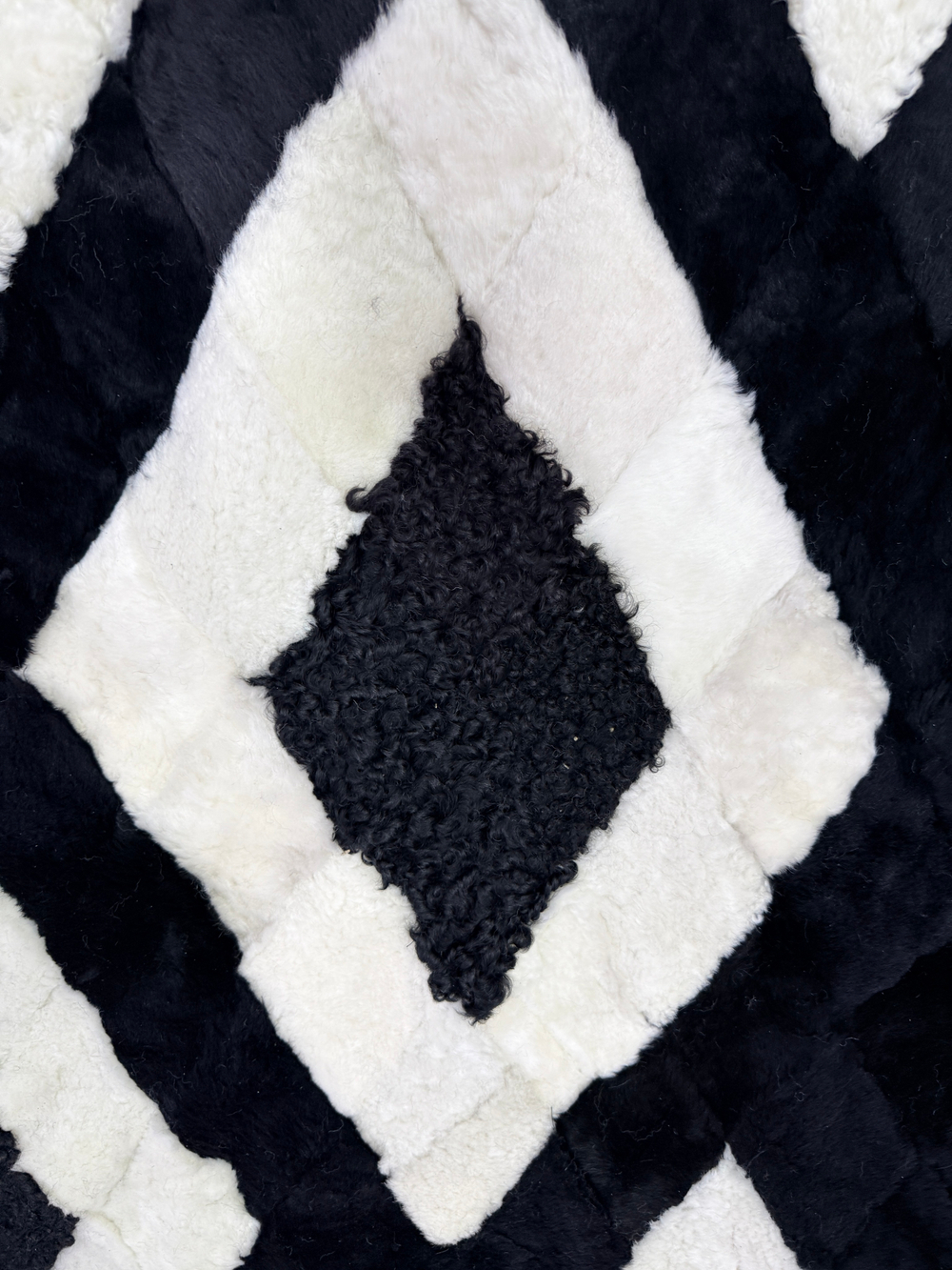 Покрывало меховое ковер из шкуры овчины