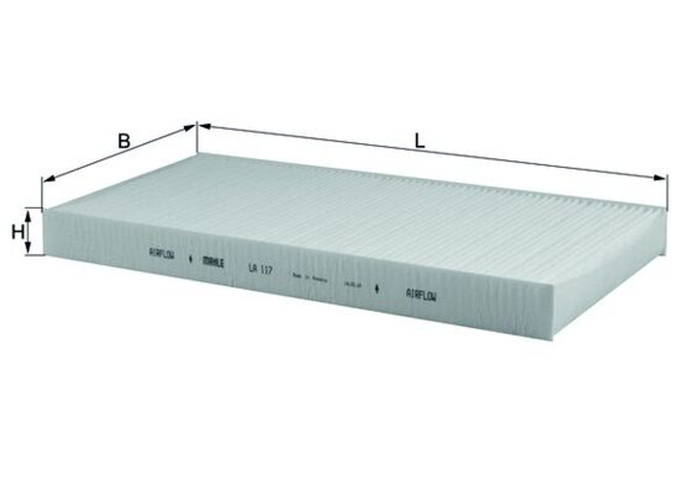 MAHLE - LA117-MAH - Filter, cabin air