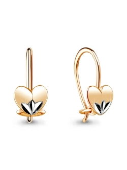 Детские серьги из золота 585 пробы