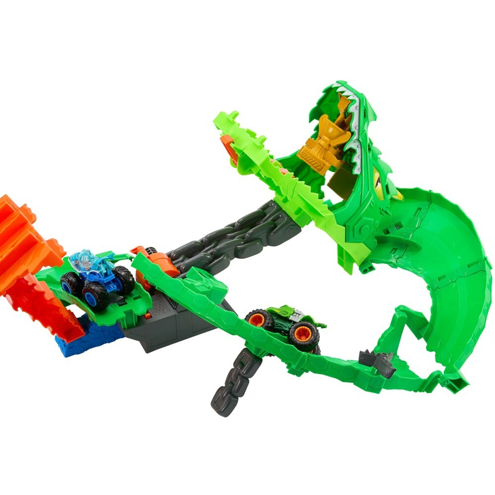 Hot Wheels - Автотрек Monster Trucks DRAGON RACE + 2 машинки JFR06