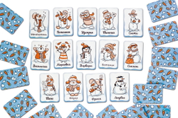 Настольная игра "Мемо "Снеговички"
