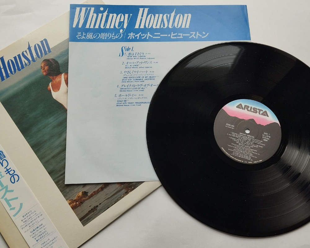 Винтажная виниловая пластинка LP Whitney Houston (Japan 1985) (Obi) Take Good Care Of My Heart