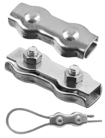 Зажим для троса 6 мм "Мореман", двойной (10263008)