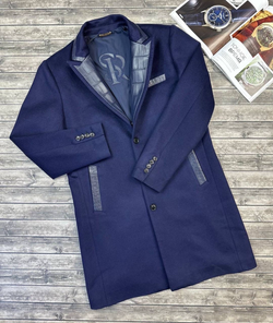 Кашемировое пальто Stefano Ricci со вставками кожи крокодила