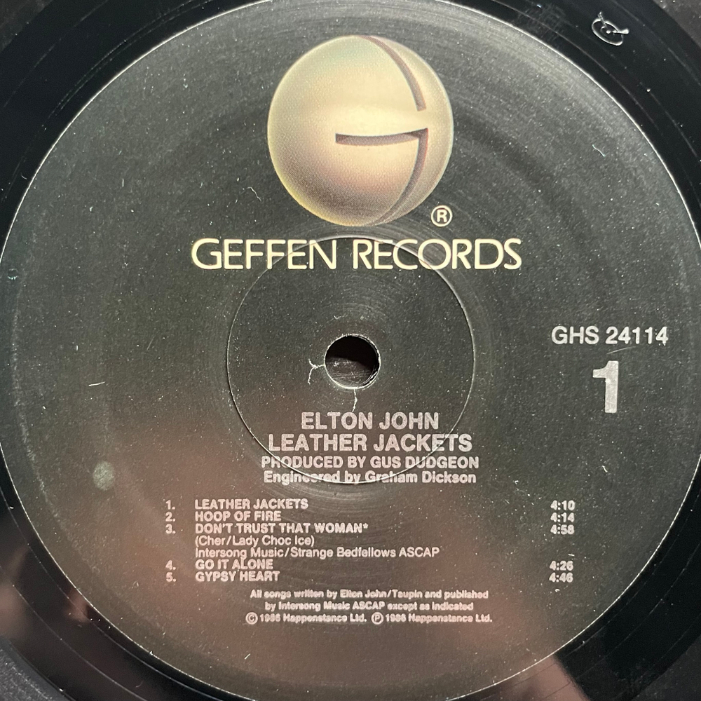 Elton John - Leather Jackets (US 1986г.)