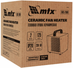 Тепловая пушка керамическая SHCL-2000, квадратная, 230В, 125м3/ч, 1/2кВт, MTX, 96402