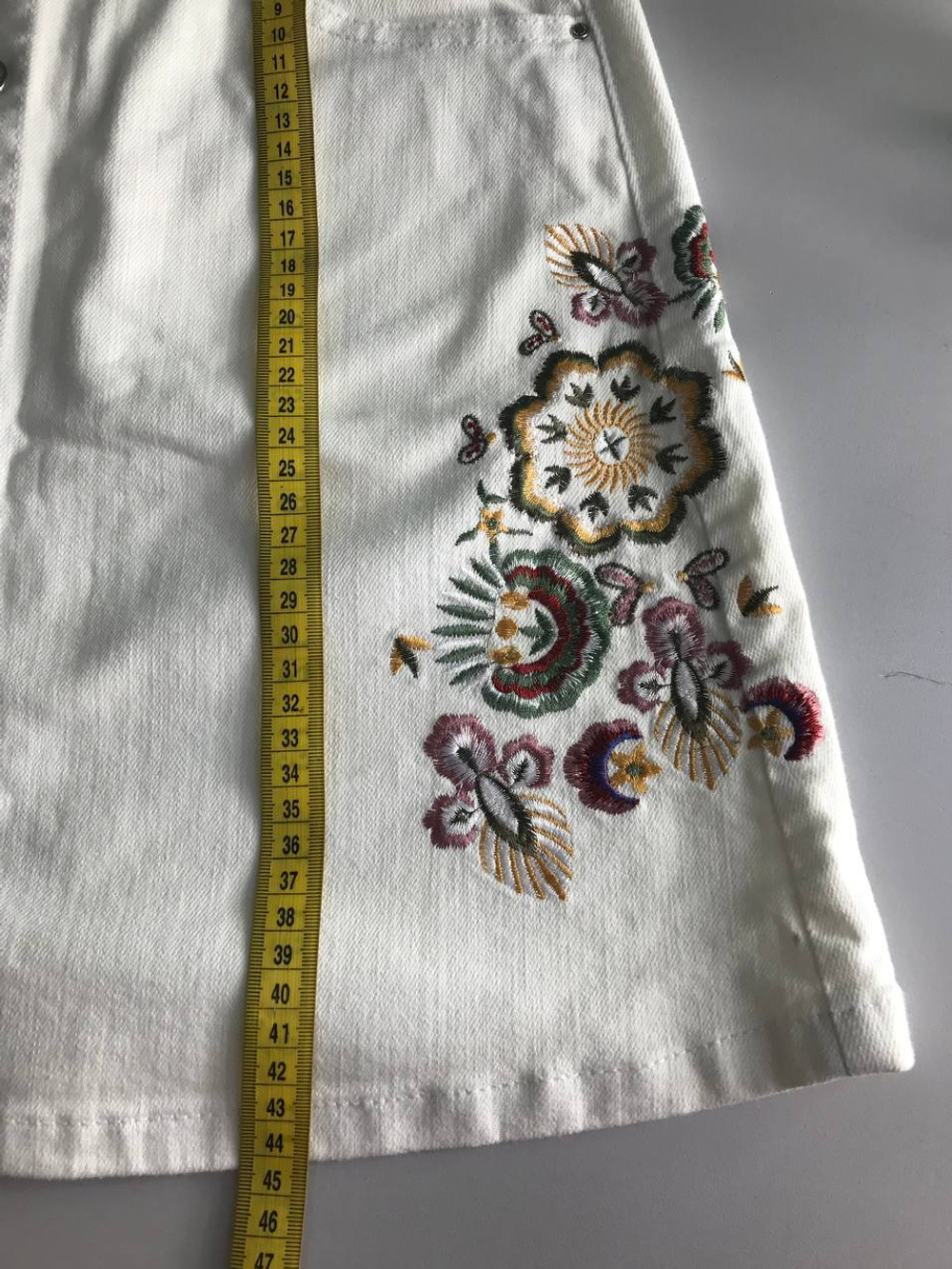 Юбка Tintoretto джинсовая, маркировка 36, визуально 42 размер