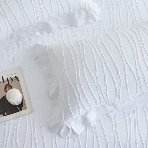 Комплект из двух наволочек "Вареный хлопок" 2 шт 50х70 | белый