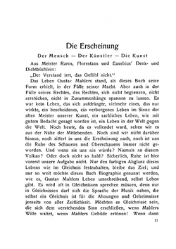 Gustav Mahler. eine Studie über Persönlichkeit und Werk | P.Stefan-Gruenfeldt