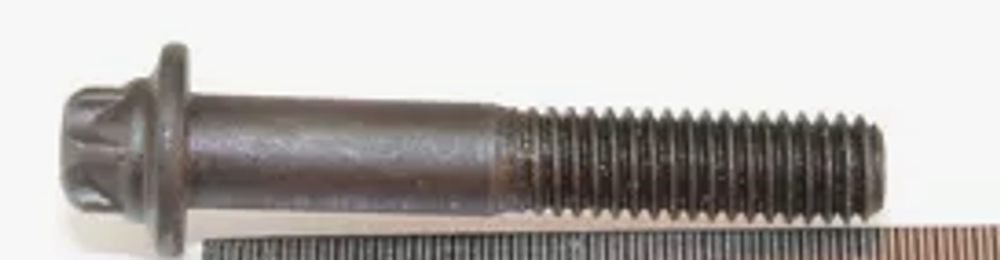 Болт 6х 36 постели р/вала 2112 под звездочку/крышки клапанов ДЭУ Ланос (ОАО «БелЗАН»)(уп25\50шт)