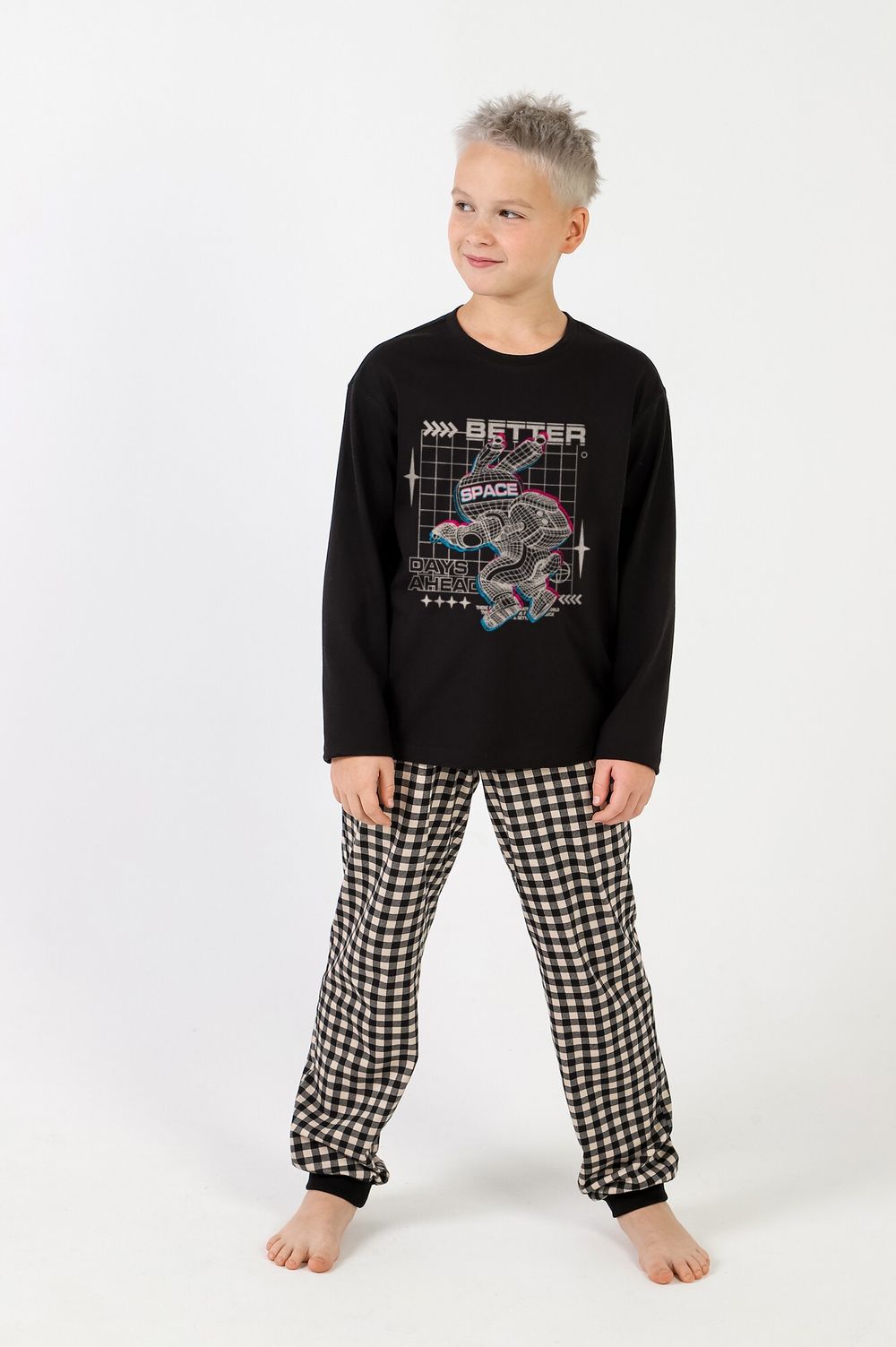 Пижама для мальчика Отдых-1 Виотекс ЧЁРНЫЙ