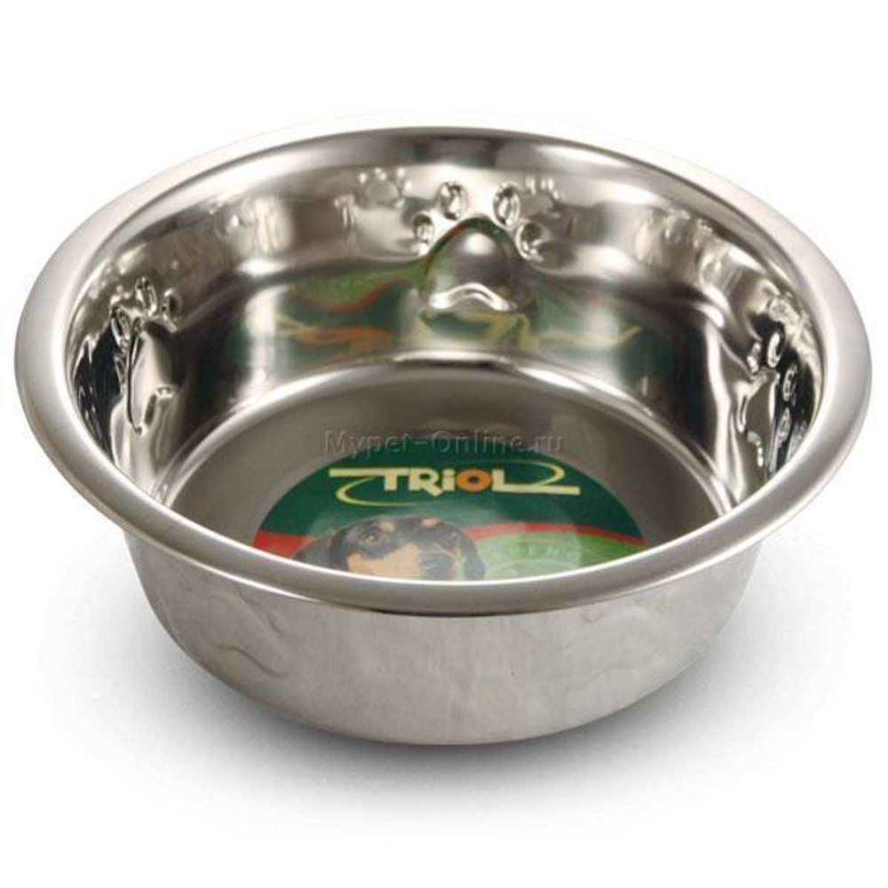 Миска металлическая с тиснением, 2,60л, Triol