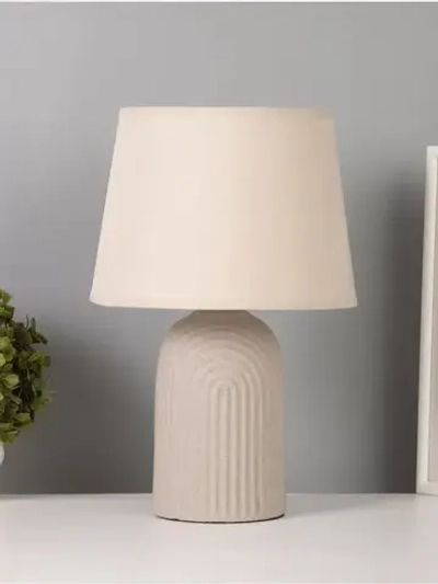 Настольная лампа "Доротея" Е14 40Вт серый 22х22х35 см RISALUX