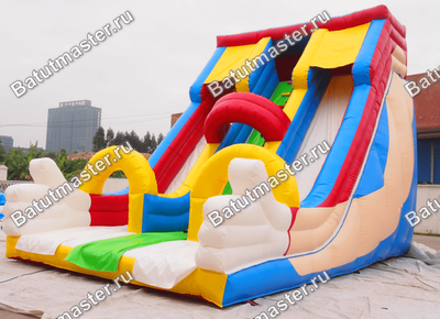 Надувной батут-горка "Гора дружбы"